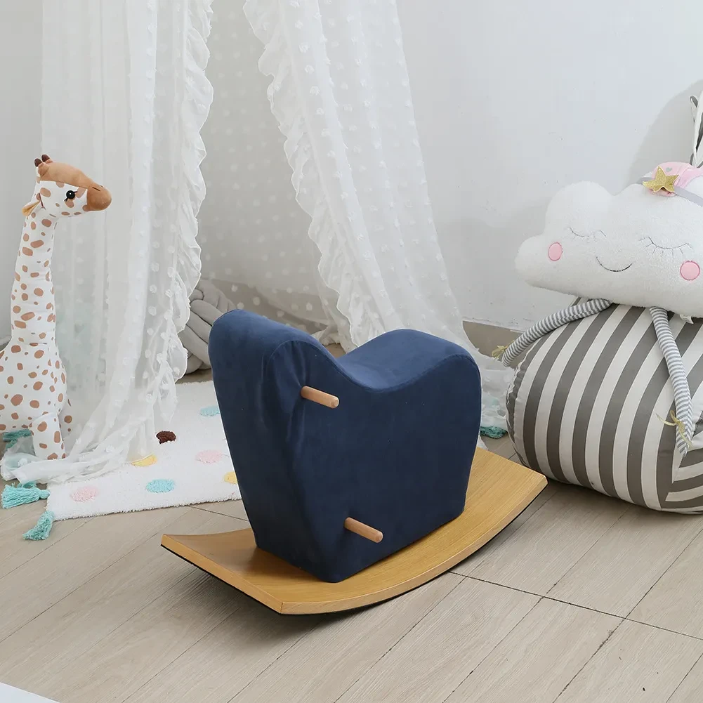 Wooden Wooden Horse Shaking Horse Children's Educational Toys Rocking Chair