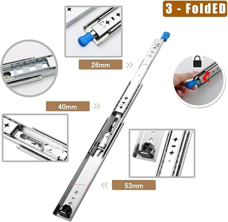 1000mm Drawer Slides Runner