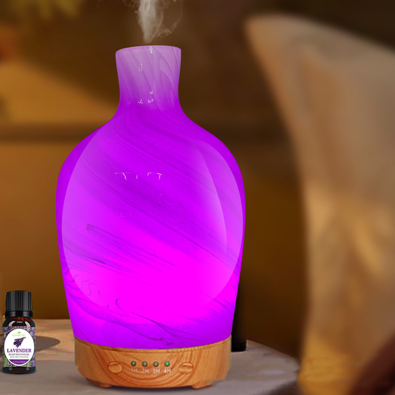 120 Ml3D Art Glass Aroma Diffuser Ultrasonic Humidifier