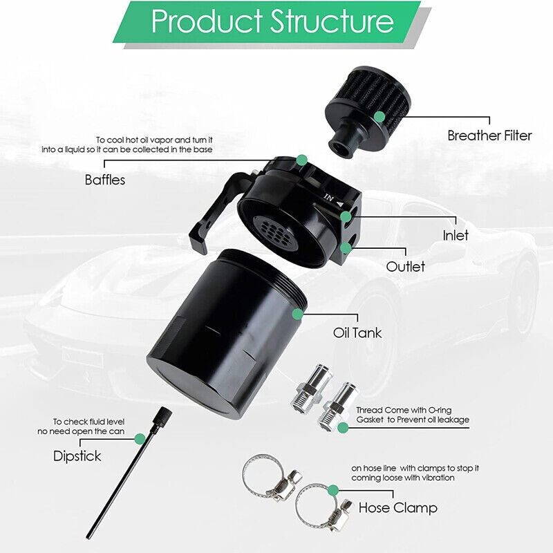 Oil Catcher with Air Filter
