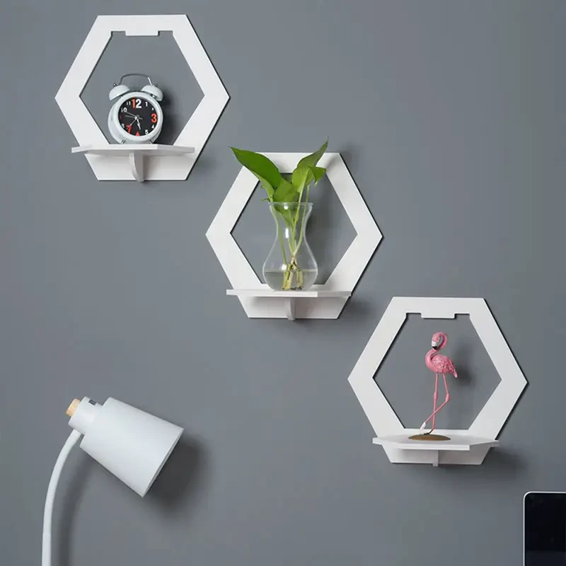 3pcs Hexagon Wall