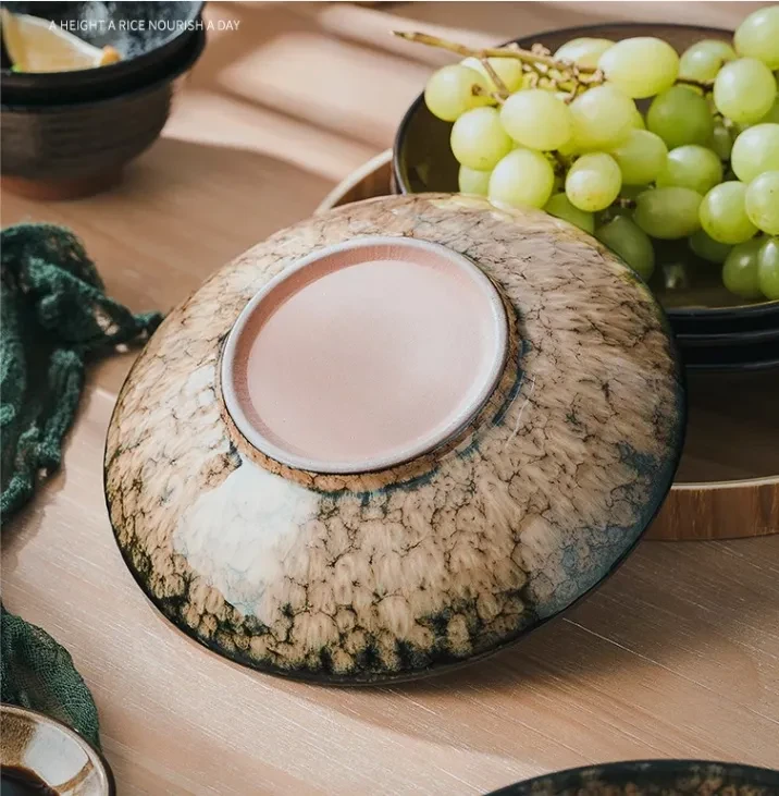 Ceramic Creative Household Round Dinner Plate