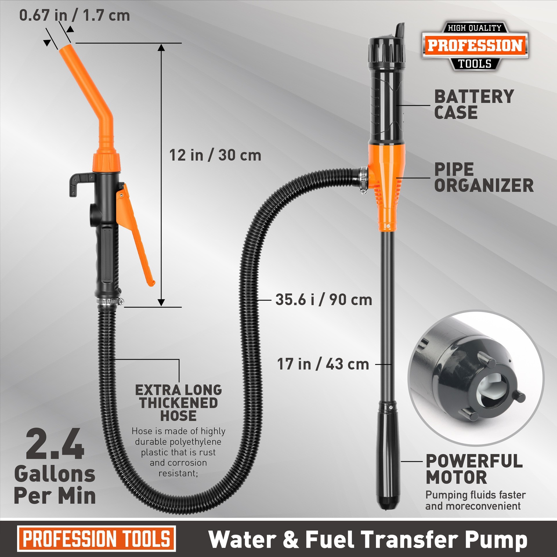 Portable Oil Self Driving Hose