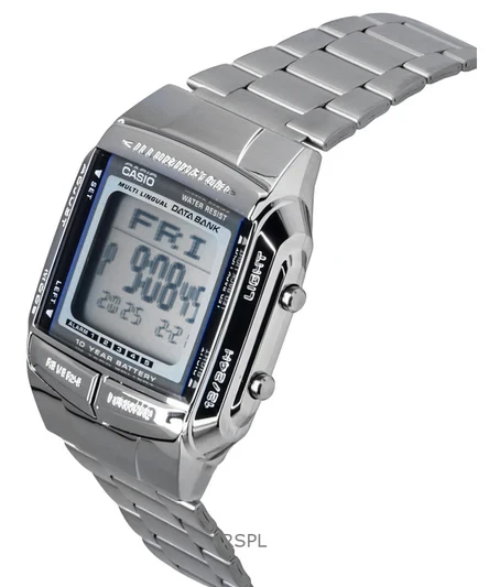 Casio Data Bank Illuminator Dual Time Alarm Digital DB-360-1A Men's Watch