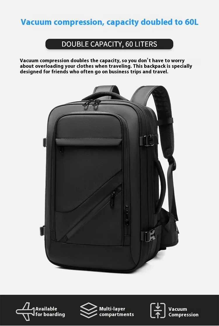 Large Capacity Multifunctional Men's Backpack