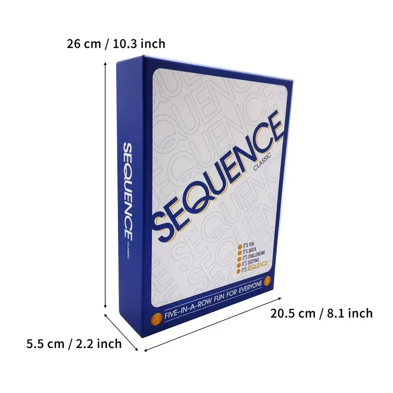 Classic Sequence Board Game - New Version
