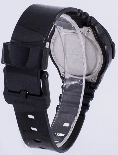 Casio Enticer Analog Black Dial LRW-200H-1BVDF LRW-200H-1BV Womens Watch