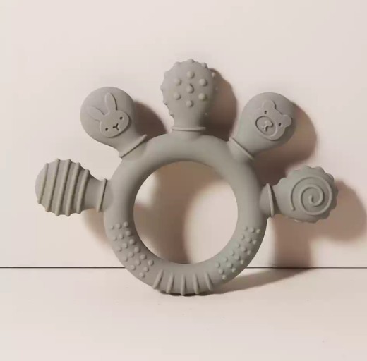 Edible Silicon Hand Holding Teether