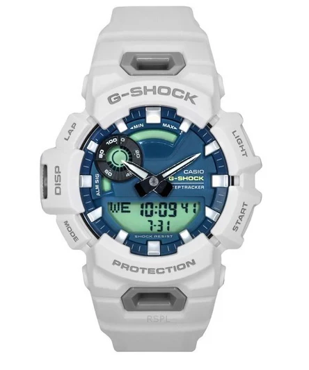 Casio G-Shock G-Squad Analog Digital Smartphone Link Bio-Based Resin Strap Blue Dial Quartz GBA-900CB-7A 200M Men's Watch