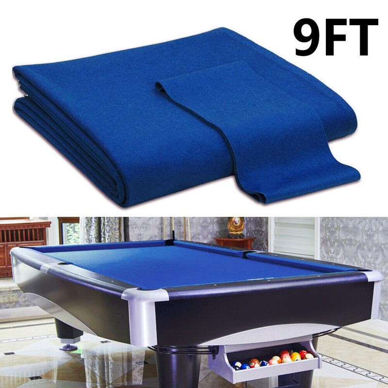 Pool Table Cloth 9ft Felt Billiard Snooker Mat Cover