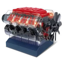 Junior High School Students Physics Experiment Engine V8 Engine Model