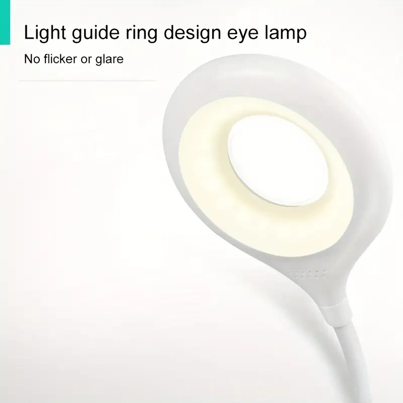 LED Desk Lamp, Eye Protection, 3 Grade Brightness, with Pen Holder
