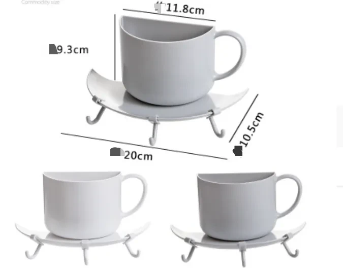 Wall rack toothbrush holder