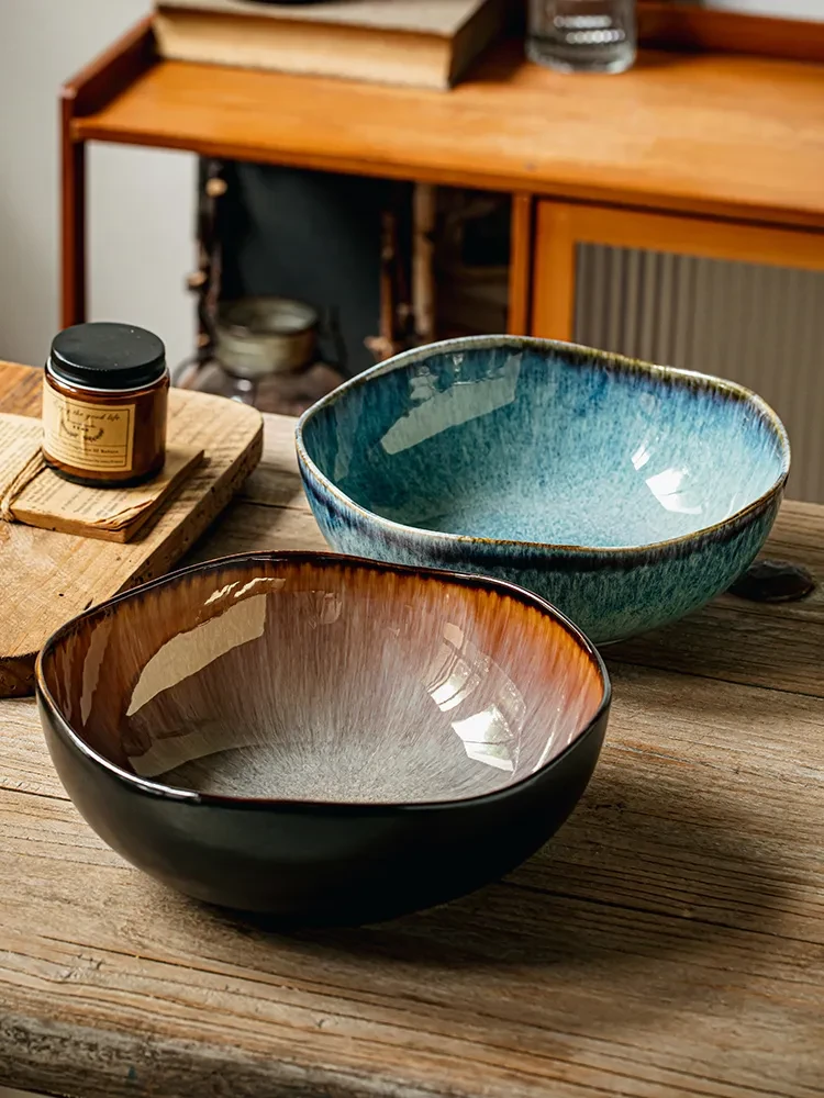 95 Inch Ceramic Irregular Soup Bowl