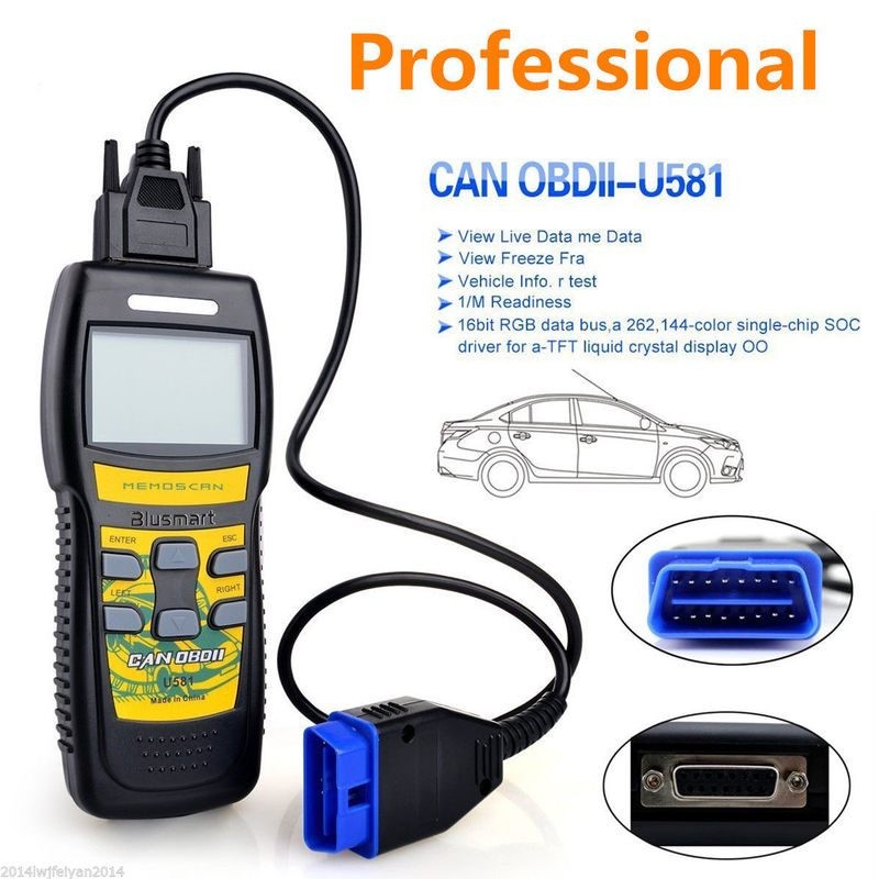 U518 CAN OBD2 Scanner Code Reader
