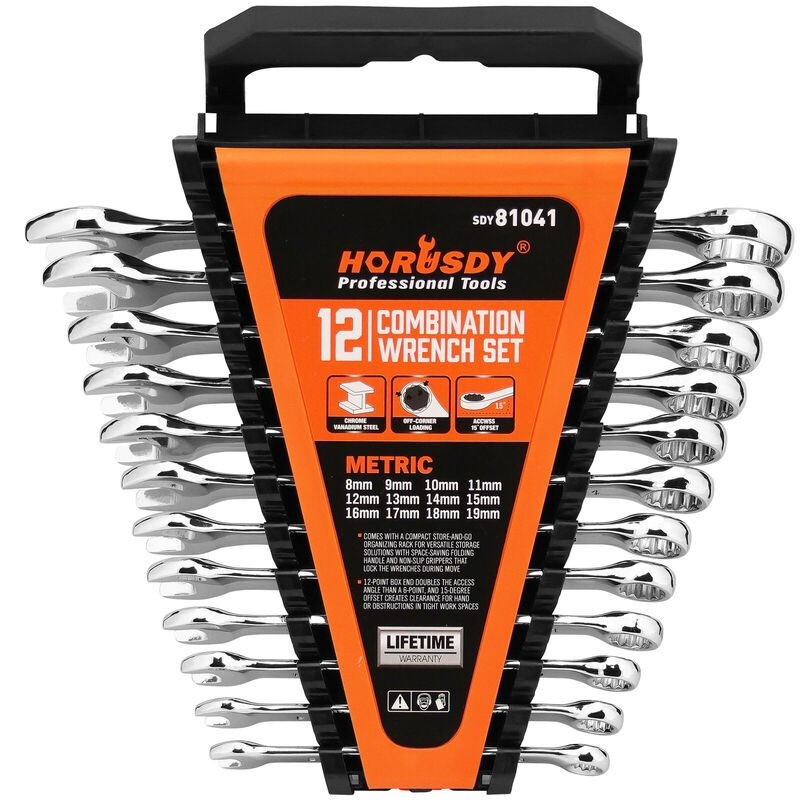 HORUSDY Metric Spanner Wrench Set