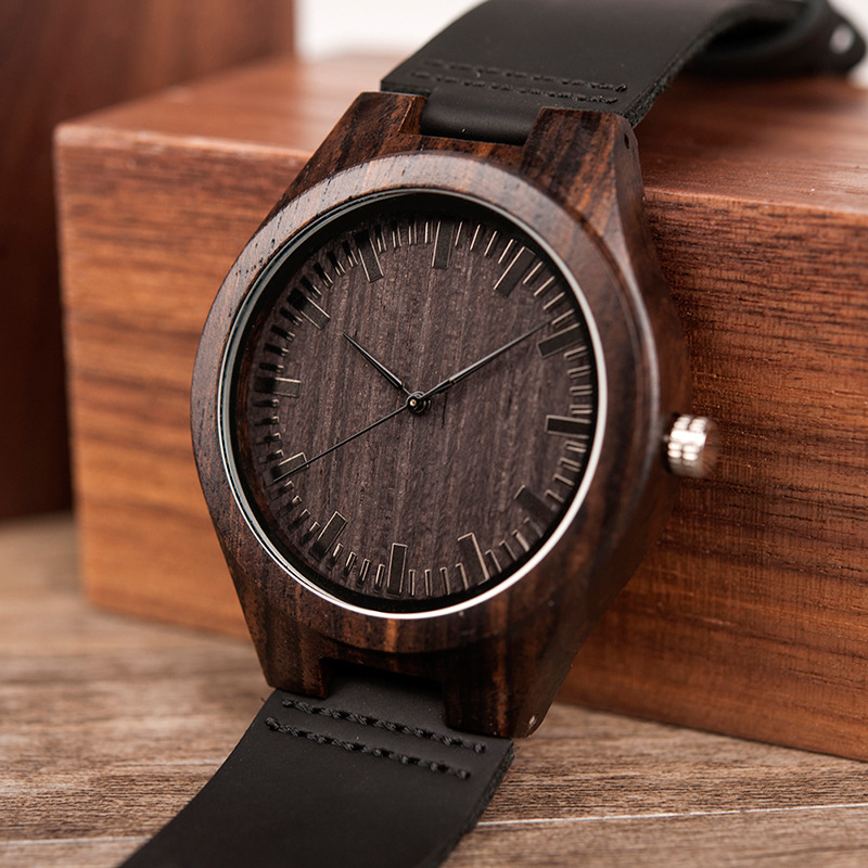 BOBO BIRD Engraving Men Watches Family Gifts For Son DAD MOM Mens Quartz Women Wristwatch For Boyfriend Engrave D26