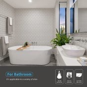 Self Adhesive Wallpaper 3D Wall Tiles 5 Sheets