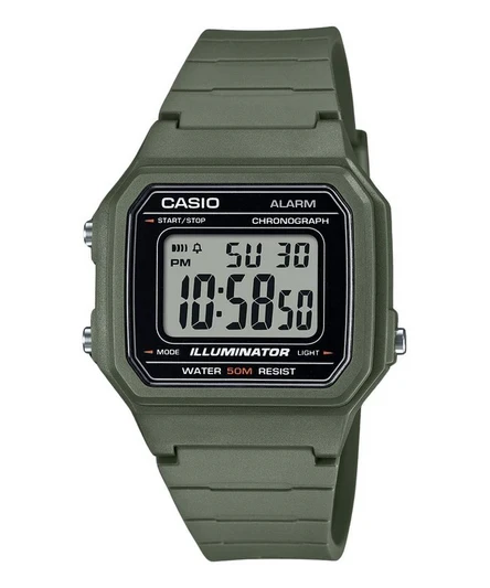 Casio Youth Digital Resin Strap Quartz W-217H-3AV Men's Watch