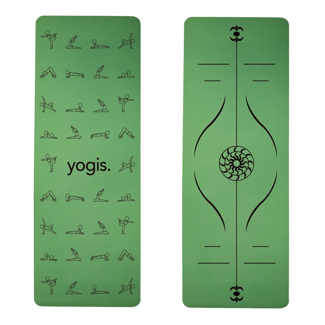 Yoga Mat Posture Line Non-slip Custom Fitness Mat For Beginners Plank Support