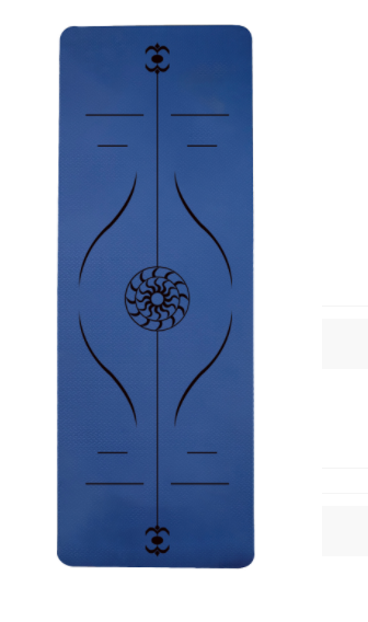 Yoga Mat Posture Line Non-slip Custom Fitness Mat For Beginners Plank Support