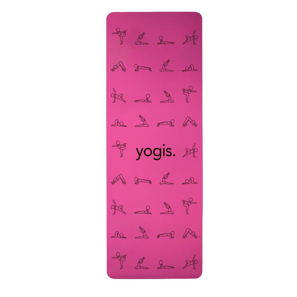 Yoga Mat Posture Line Non-slip Custom Fitness Mat For Beginners Plank Support