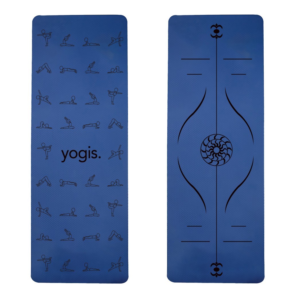 Yoga Mat Posture Line Non-slip Custom Fitness Mat For Beginners Plank Support