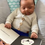NB002 - Native NZ Baby Meets Bird | Contrast Board Book