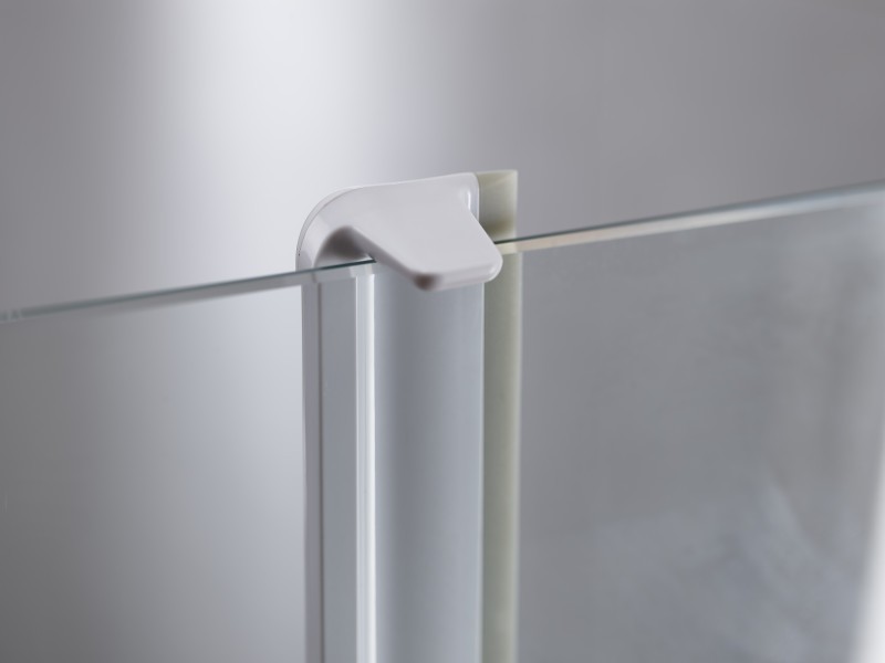 EasyStore Compact Shower Squeegee - Grey/White - Joseph Joseph