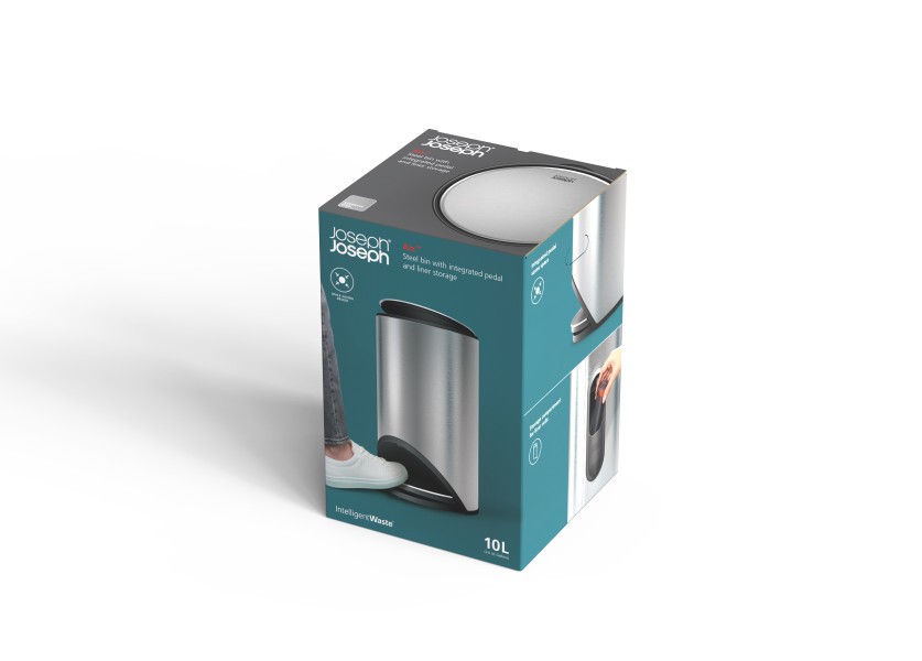 Arc 10L Bin - Stainless Steel  - Joseph Joseph