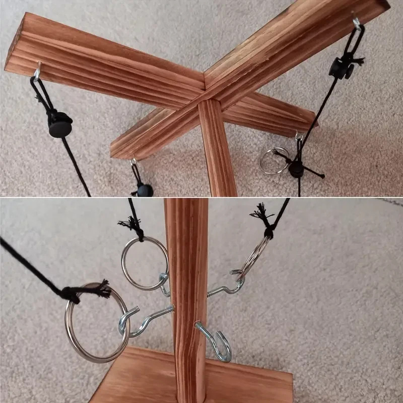 Wooden Ring Toss Game Set