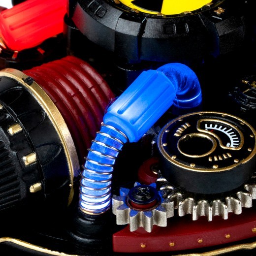 Robotime Rokr Scout Beetle ABS Plastic Metal Punk Style 3D Puzzle Gift For Kids Adults Easy Assembly Mechanical Design Game Toys