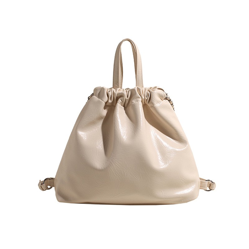 Simple Fashion Large Capacity Color Contrast Patchwork Casual Backpack