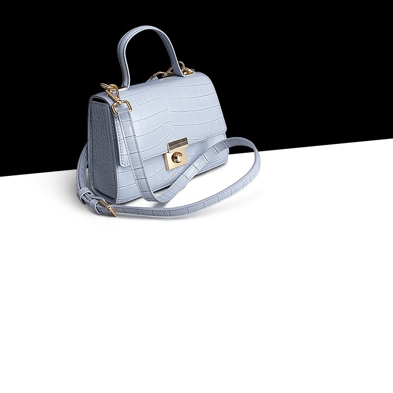 Women's Leather Niche Design Hand-Held Diagonal Bag