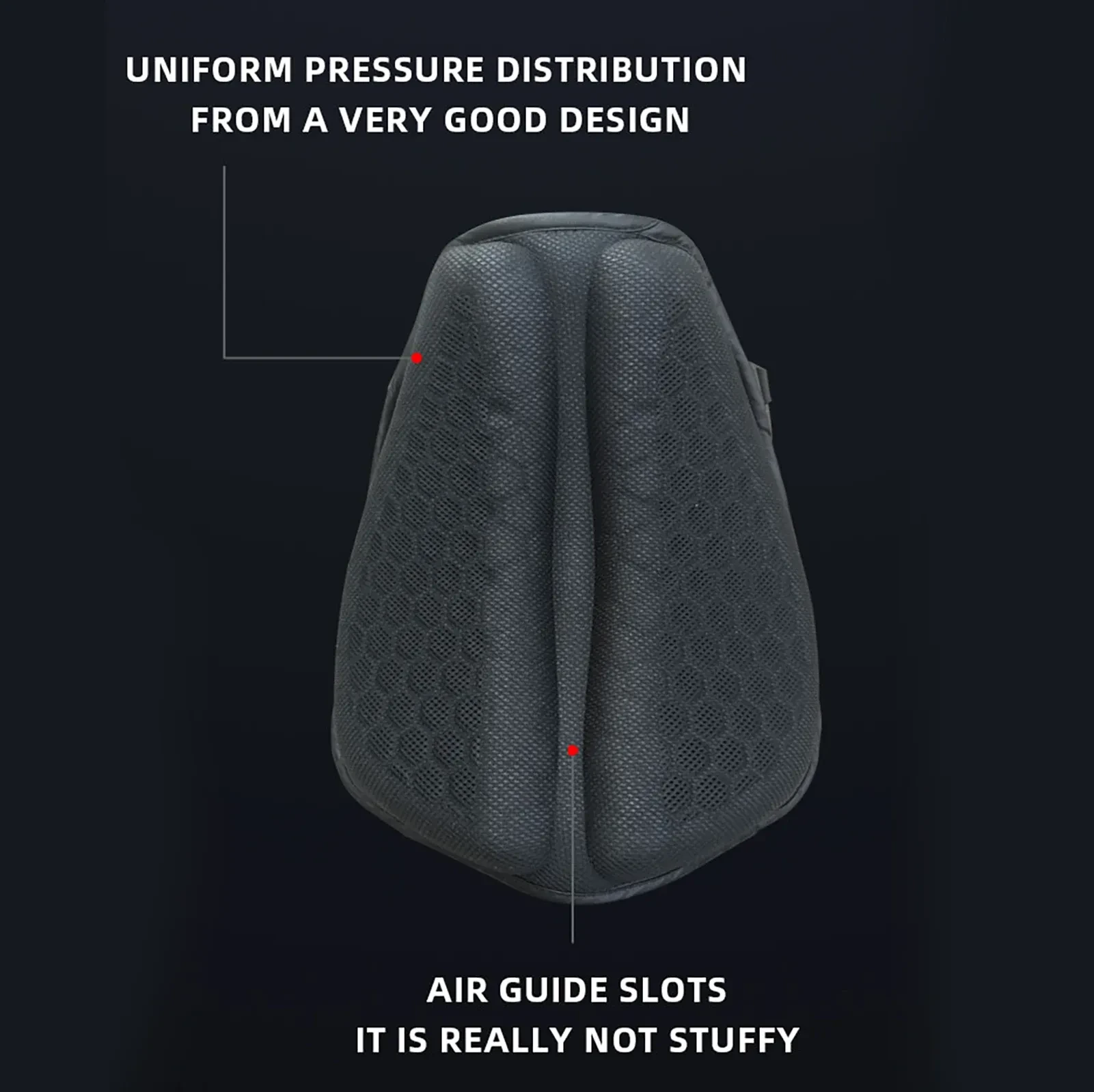 Motorcycle Cushion Shock Absorption Thickened, Sun Proof And Breathable