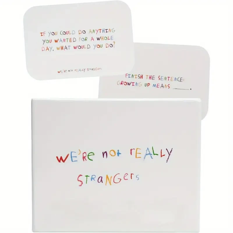 150 Conversation Starter Cards - Fun Family Gathering Game