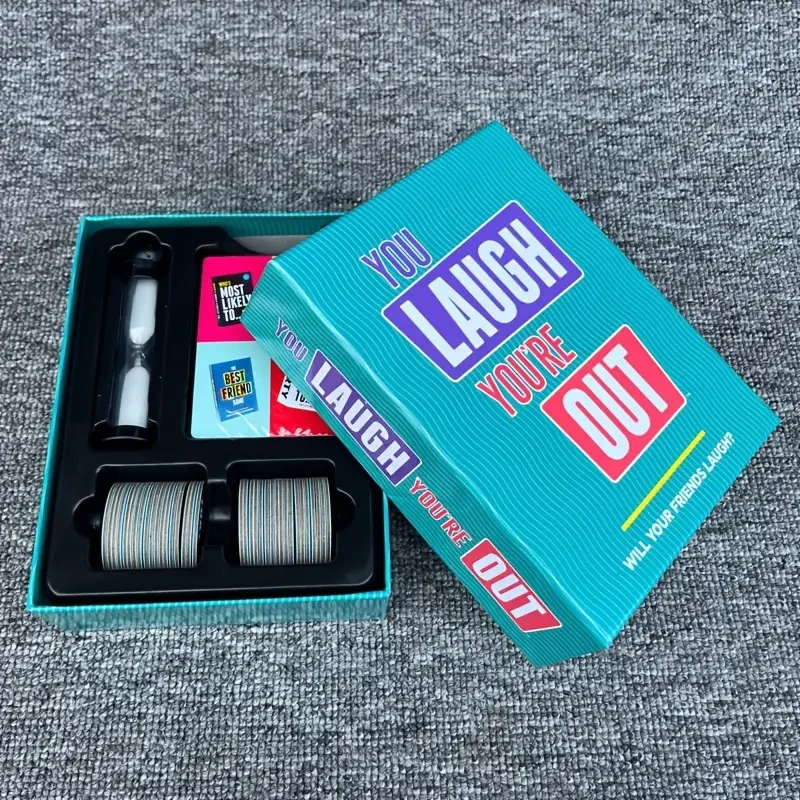 125 Cards for The "You Laugh, You'Re Out" Game - a Fun Party Game