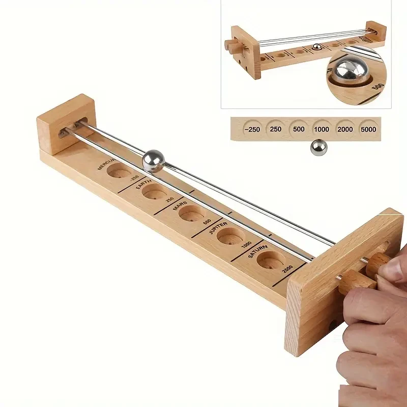 Interactive Wooden Stickball Game