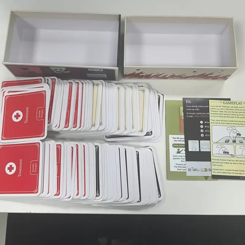 1pc "The Oatmeal" Horrible Therapist Card Game - Hilarious Adult Party Game