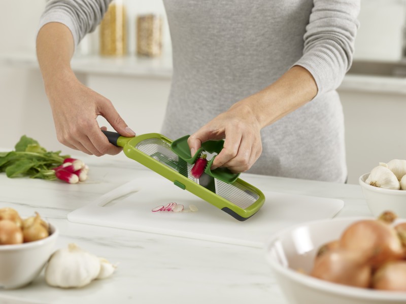 Multi-Grip Mandoline - Green - Joseph Joseph
