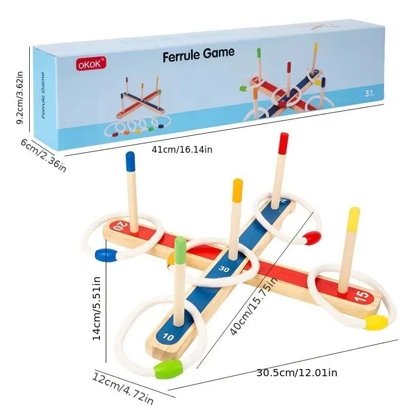 Wooden Cornhole Game Set