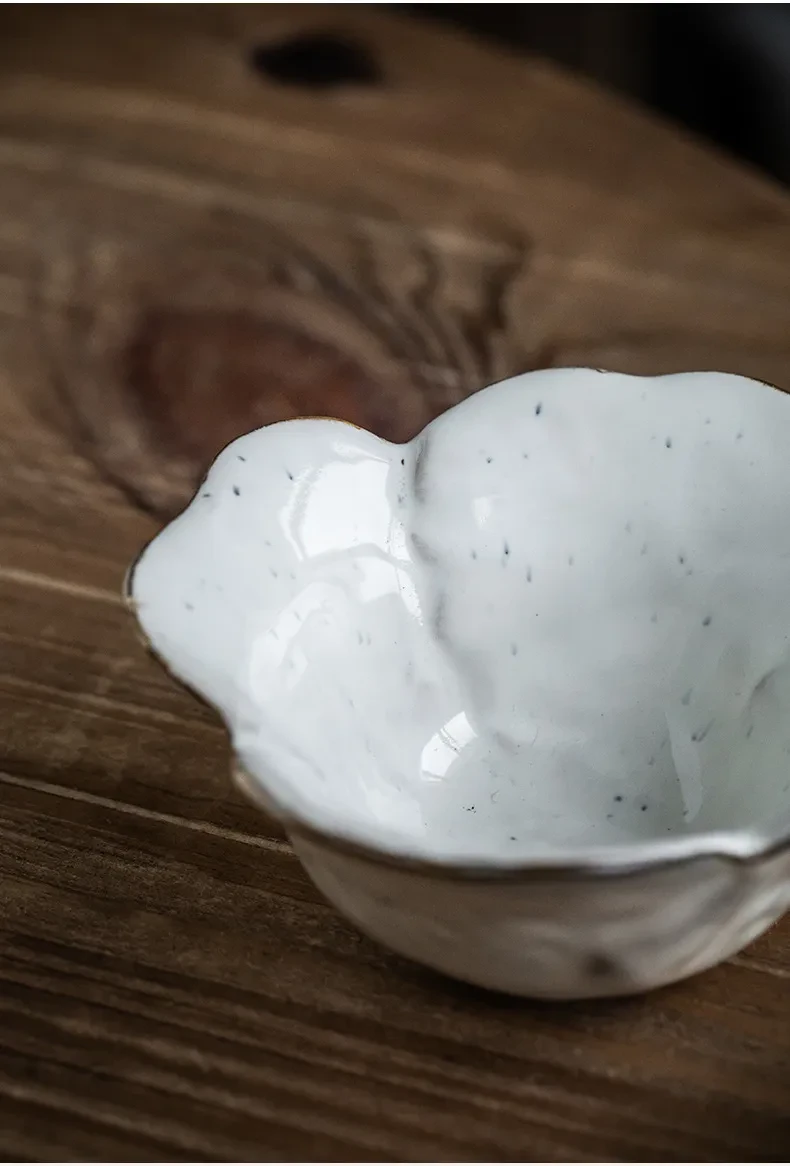 Petals Seasoning Dish Household Ceramic Dish