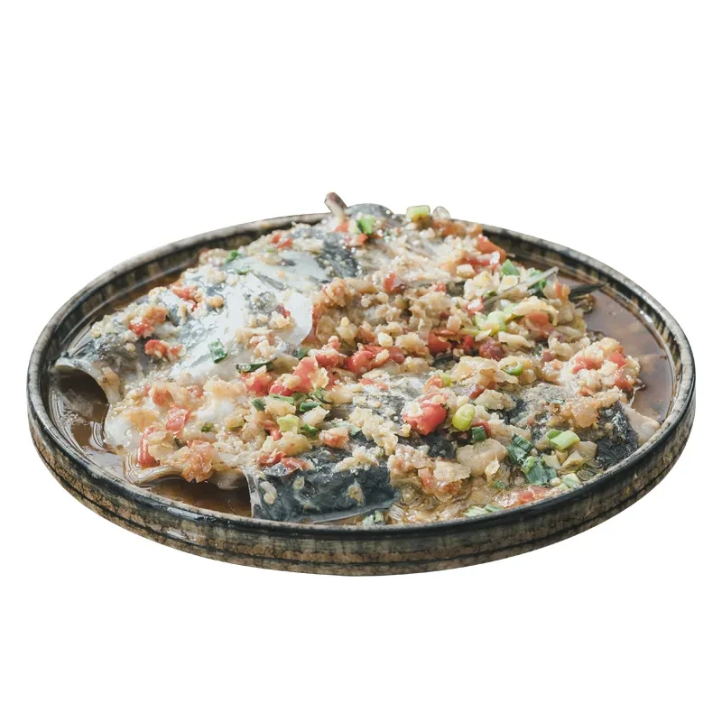 Creative Kiln Transmutation Ceramic Plate Salad Western Cuisine Plate