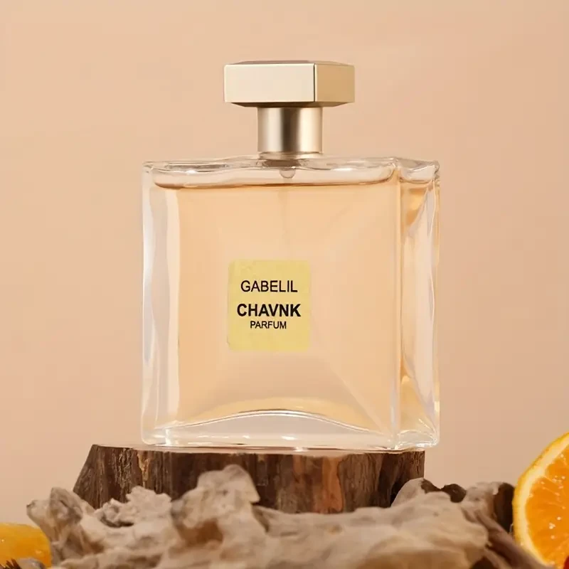 100ml Women's Eau de Toilette - Romantic Woody Floral Fragrance with Fresh Natural Scent, 5-15% Perfume Concentration, Elegant Glass Bottle with Golden Cap & Orange Slice Design, Perfect for Birthdays, Valentine's Day, Mother's Day Gifts, Date Night, Chic