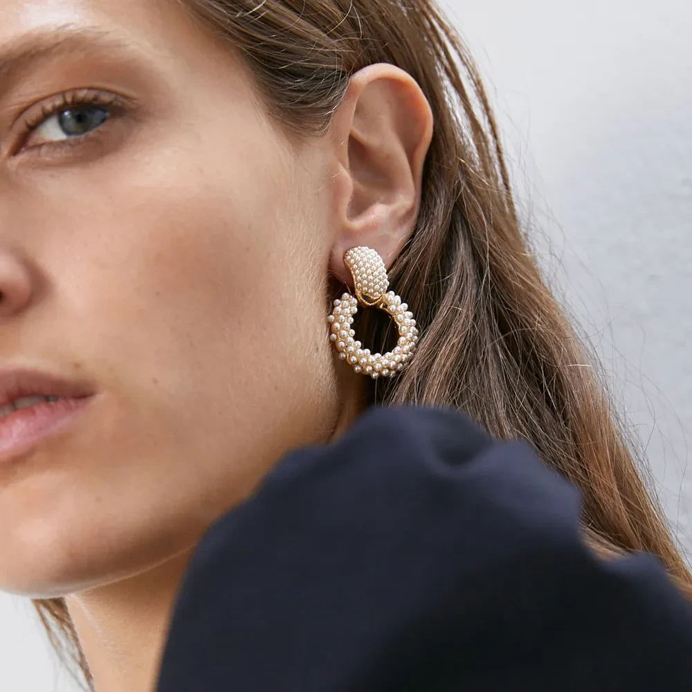 Women's Creative All-match Baroque Pearl Earrings