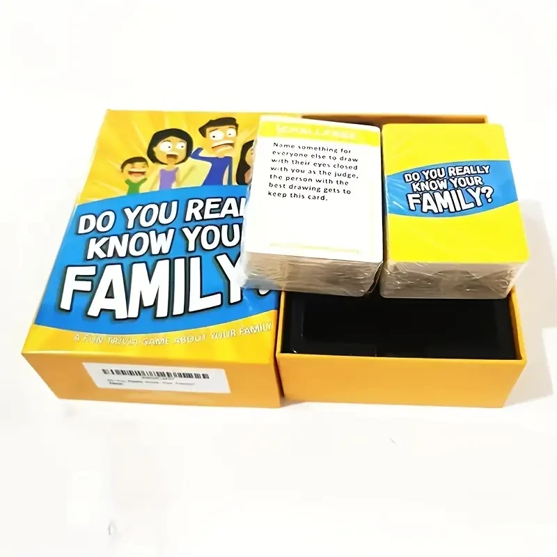 Family Trivia Game - Interactive Card Game for All Ages 14+