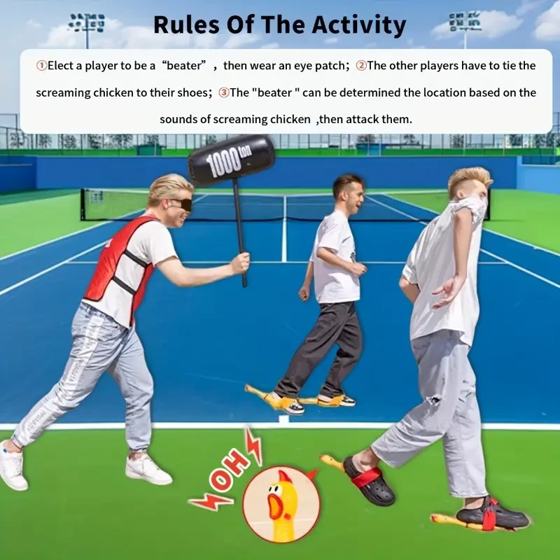 4/6-Person Screaming Chicken Team Building Set