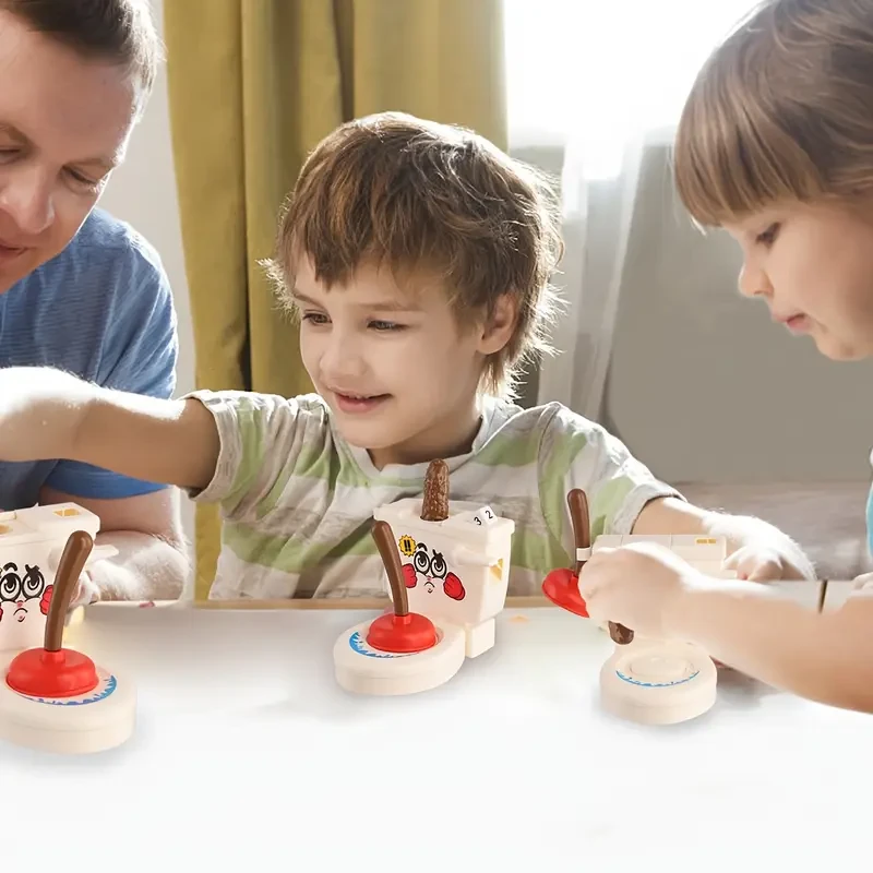 Flying Poop Game - Hilarious Flushing Toilet Novelty Toy