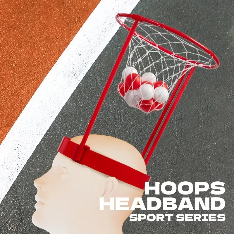 2pcs Head Hoop Basketball Party Game