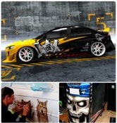 Air Brush Compressor Spray Gun Kit